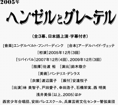 ヘンゼルとグレーテル 2005年